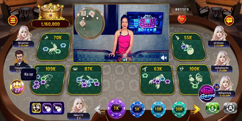 Bầu Cua là sảnh game hot rikvip được ưa chuộng nhất hiện nay